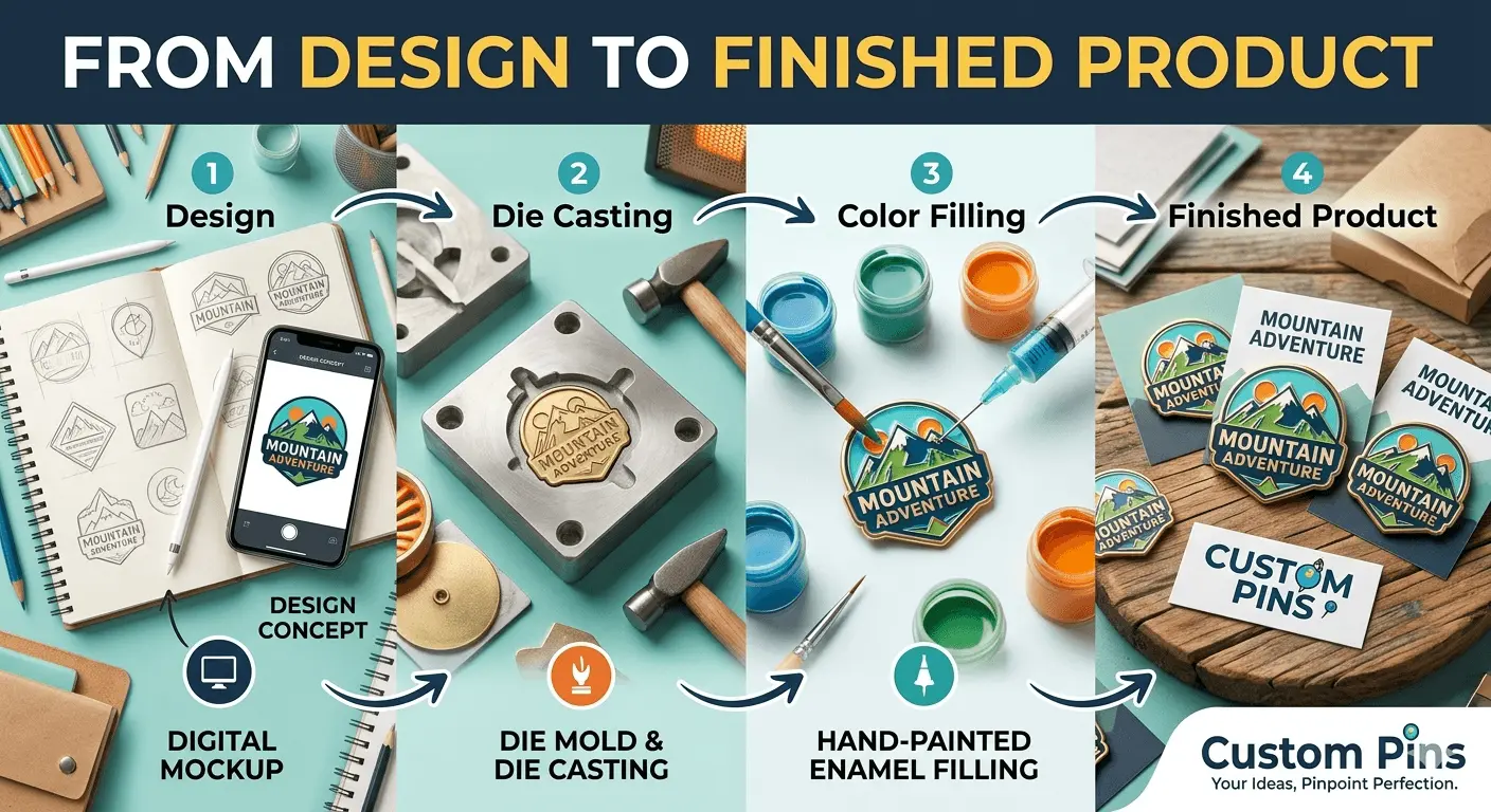 How Custom Pins are made? the art of making custom pins